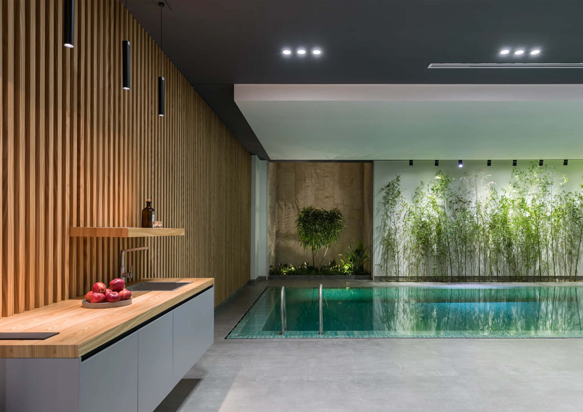 Minimal open living space